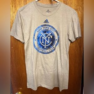 NYCFC New York City Football Club Adidas Performance Tee Shirt
